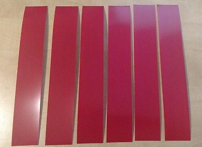 3M 6 STRIPS 2" x 12" REDHI INTENSITY  REFLECTIVE CONSPICUITY TAPE
