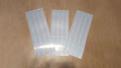 3M Avery 3 Strips 3" x 8" WHITE / SILVER REFLECTIVE PRISMATIC CONSPICUITY TAPE - US Safety Supplies