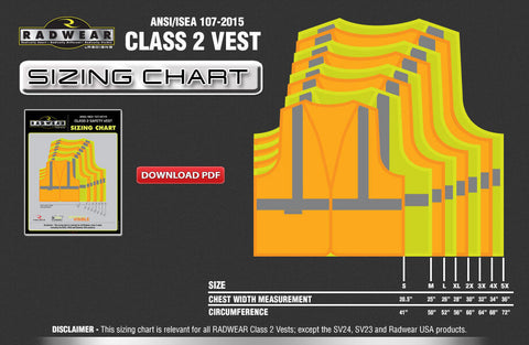 RADIANS SV6-2ZGM SAFETY VEST - ANSI Two Tone Surveyor Class 2 Safety Mesh Vest