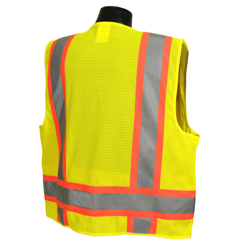 RADIANS SV6-2ZGM SAFETY VEST - ANSI Two Tone Surveyor Class 2 Safety Mesh Vest