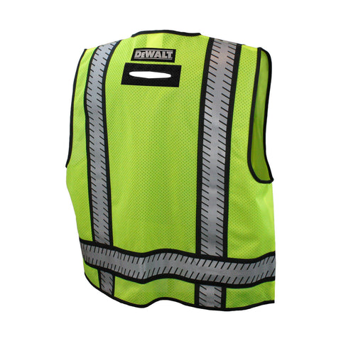 DEWALT DSV621 Class 2 Standard Surveyor Vest ANSI / ISEA 107 Hi Vis