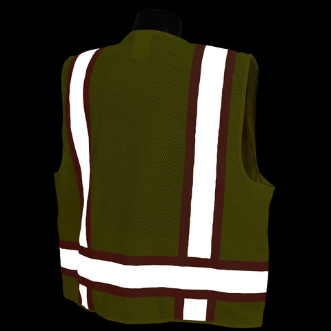 RADIANS SV6-2ZGM SAFETY VEST - ANSI Two Tone Surveyor Class 2 Safety Mesh Vest