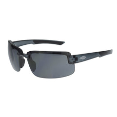 Crossfire ES6 Premium Safety Eyewear, Smoke Lens w/Black Frames (440401) - US Safety Supplies