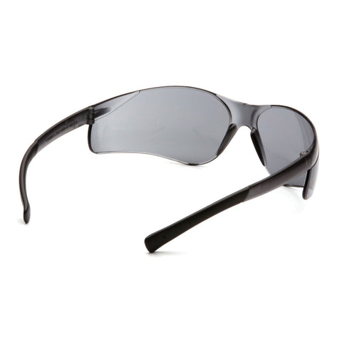 PYRAMEX SAFETY S2520S Ztek Safety Glasses, Gray Frames, Gray Temples