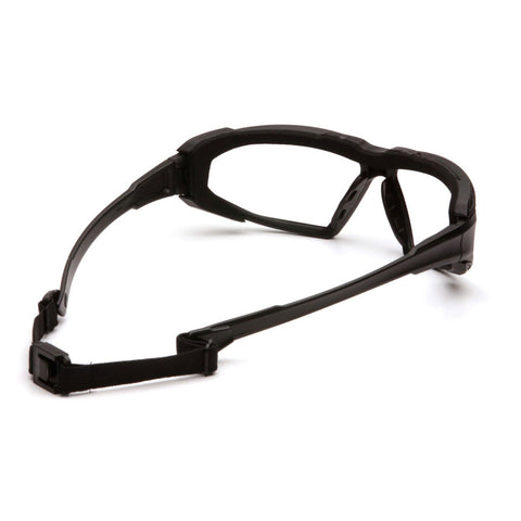 Pyramex Highlander Black Clear Anti Fog Safety Glasses Goggles SBB5010DT