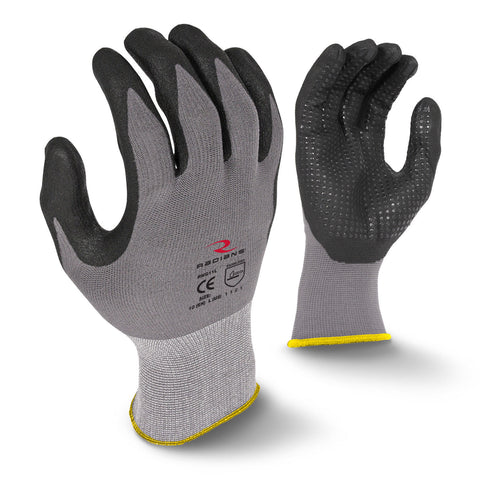 Radians RWG11 Microdot Foam Nitrile Gripper Glove