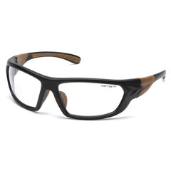 Carhartt Carbondale Safety Glasses Black Frames and Clear Lens CHB210DT ANTI FOG - US Safety Supplies