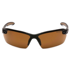 Carhartt Spokane Safety Glasses Black Frames and Bronze Lens CHB318D - US Safety Supplies