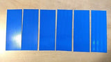 3M Avery 6 Strips 3" x 6" BLUE REFLECTIVE PRISMATIC CONSPICUITY TAPE