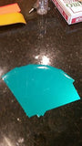 3M Avery 6 Strips 3" x 8" GREEN REFLECTIVE PRISMATIC CONSPICUITY TAPE
