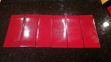 3M Avery 6 Strips 3" x 6" RED HI INTENSITY REFLECTIVE CONSPICUITY TAPE