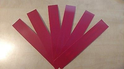 3M 6 STRIPS 2" x 12" REDHI INTENSITY  REFLECTIVE CONSPICUITY TAPE
