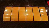 3M Avery 6 Strips 3" x 8" YELLOW REFLECTIVE PRISMATIC CONSPICUITY TAPE