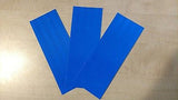 3M Avery 3 Strips 3" x 8" BLUE REFLECTIVE PRISMATIC CONSPICUITY TAPE