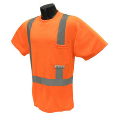 Radians ST11-2POS Orange Safety Class 2 Hi-Viz T-Shirts W/Maxi-Dri Wicking Mesh - US Safety Supplies