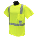 Radians ST11-2POSYellow Safety Class 2 Hi-Viz T-Shirts W/Maxi-Dri Wicking Mesh