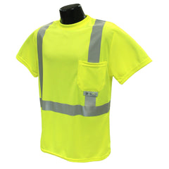 Radians ST11-2POSYellow Safety Class 2 Hi-Viz T-Shirts W/Maxi-Dri Wicking Mesh - US Safety Supplies