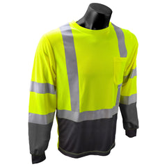 Radians ST21B-3PGS Type R, Class 2, Long Sleeve Shirt...Hi Vis ANSI - US Safety Supplies