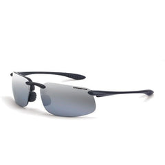 Crossfire ES4 Premium Safety Eyewear, Silver Mirror Lens w/Black Frames - US Safety Supplies