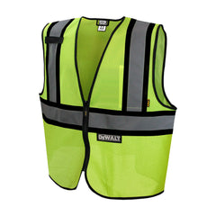 DEWALT DSV221 Contrasting Trim Class 2 Safety Vest ANSI / ISEA 107 HI VIS - US Safety Supplies