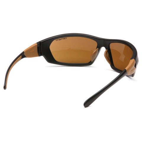 Carhartt Carbondale Safety Glasses Black Frames and BRONZE Lens CHB218D