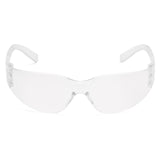 PYRAMEX SAFETY S411OS INTRUDER Safety Glasses, CLEAR Frameless