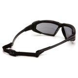Pyramex Highlander Black Gray Lens Anti Fog Safety Glasses Goggles SBB5020DT