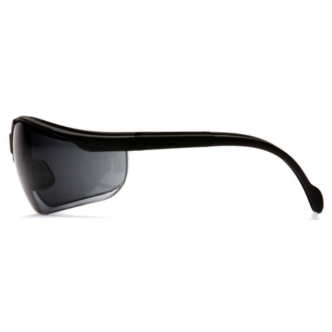 PYRAMEX SAFETY SB1820S Venture II Safety Glasses Gray Lens, Black Frame