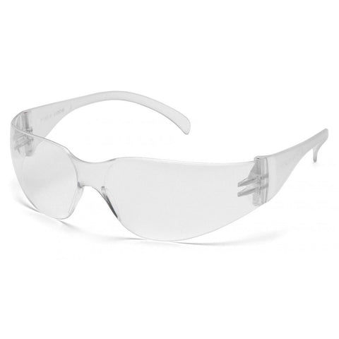 PYRAMEX SAFETY S411OS INTRUDER Safety Glasses, CLEAR Frameless