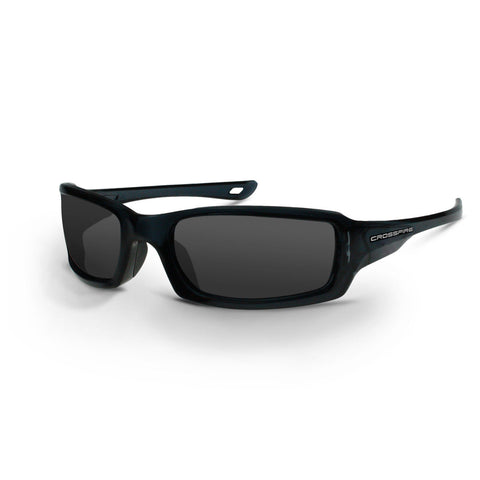 CROSSFIRE M6A Premium Safety Glasses Black Frames Smoke Lens 20291