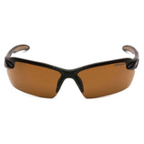 Carhartt Spokane Safety Glasses Black Frames and Bronze Lens CHB318D
