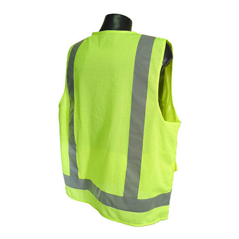 RADIANS SV7G SAFETY VEST - ANSI Green Surveyor Class 2 Safety Vest
