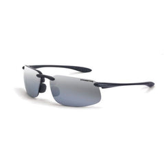 Crossfire ES4 Premium Safety Eyewear 2123 Silver mirror lens, shiny black frame - US Safety Supplies